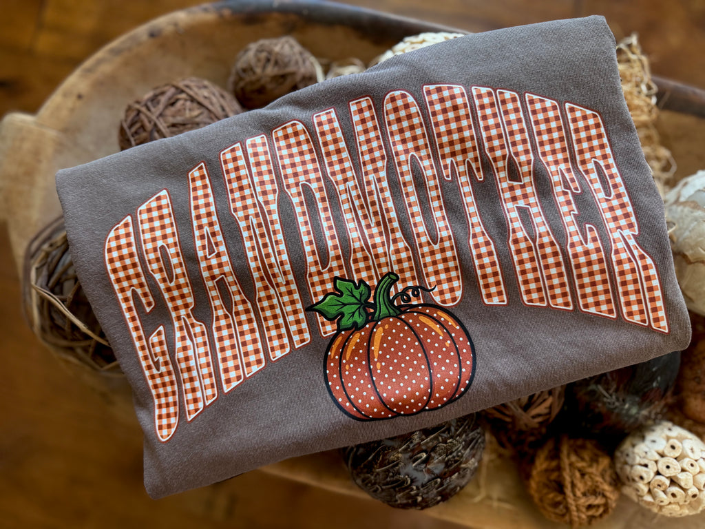 Custom orange plaid