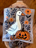 Pumpkin floral goose
