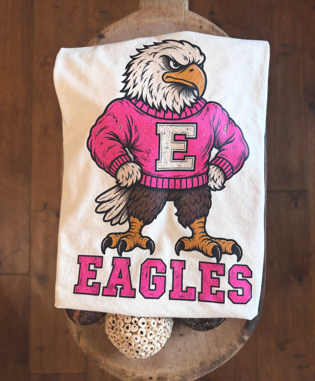 Pink mascot