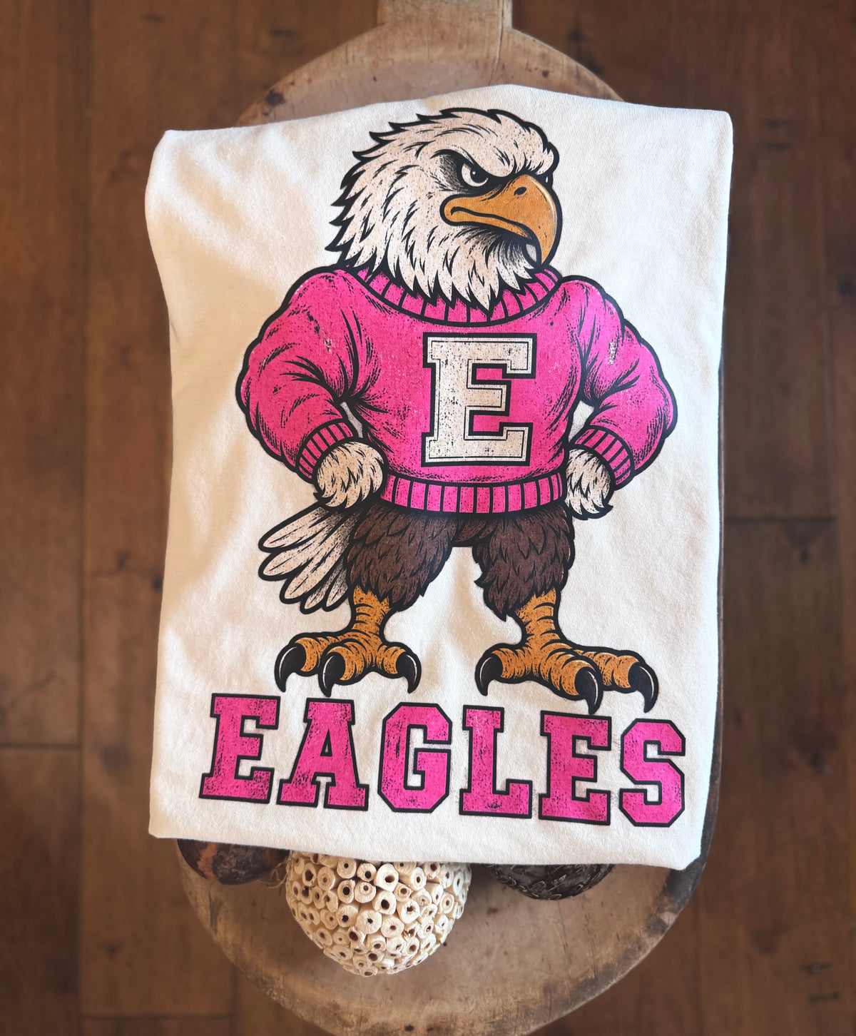 Pink mascot