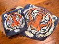 Oversized tiger mascot