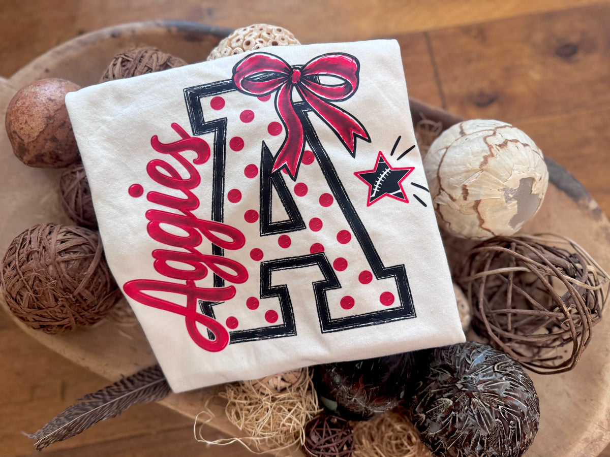 Customizable Polka dot+ mascot image