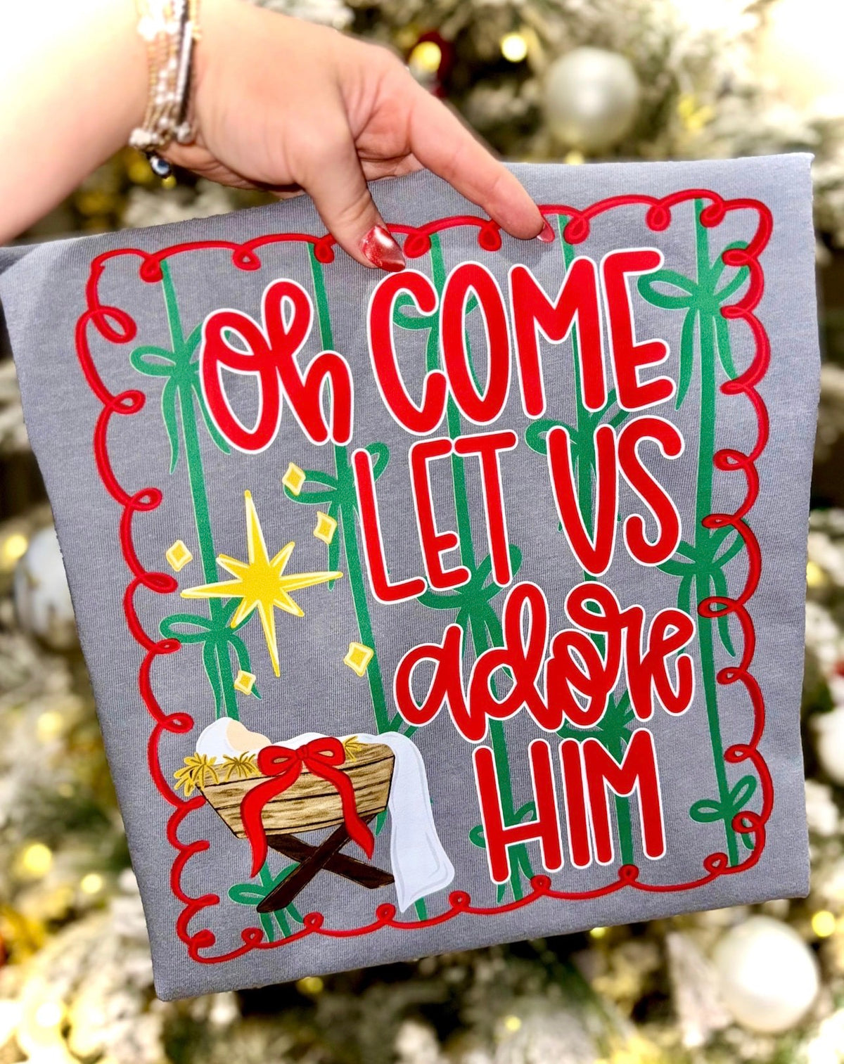 Oh come let us adore him