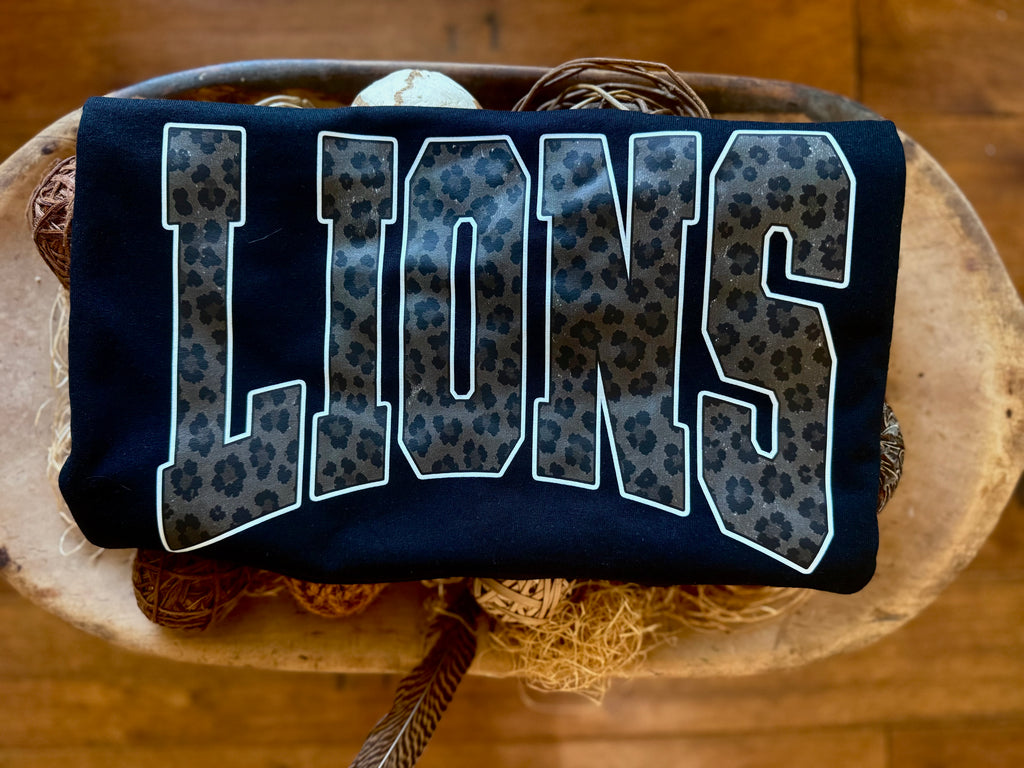 Black leopard school mascot