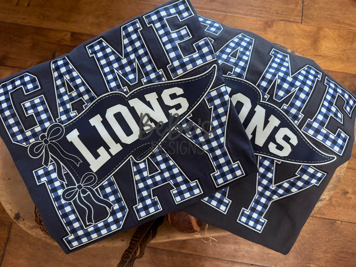 Game Day with Mascot Pennant
