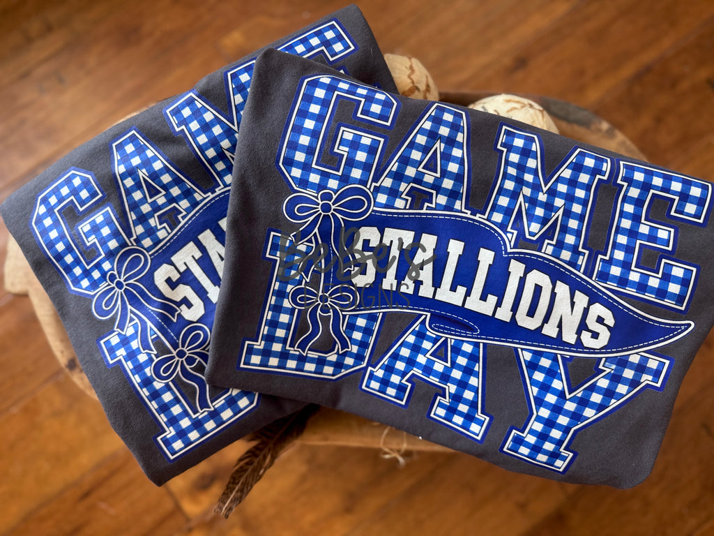 Game Day with Mascot Pennant