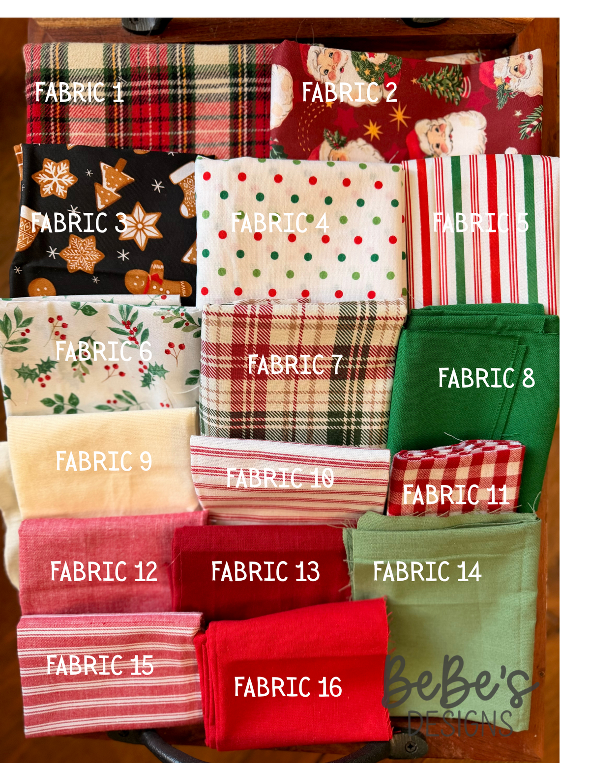 Embroidery Stocking tag