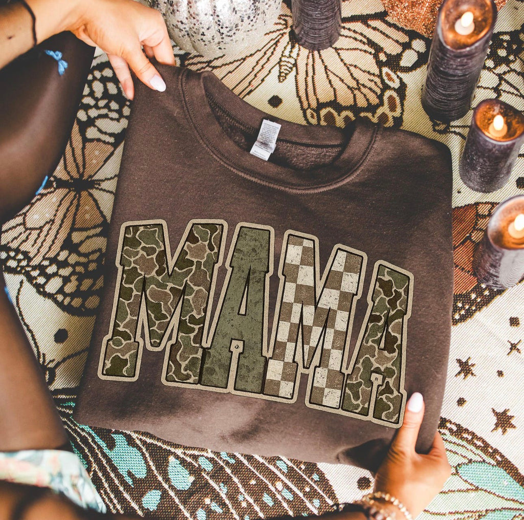 Camo check mama