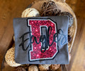 Sparkly school letter +mascot