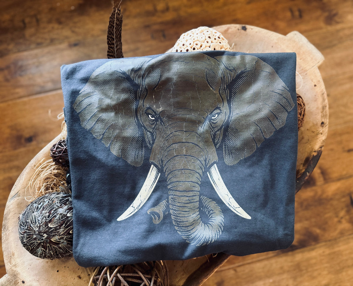 Oversized Elephant Face