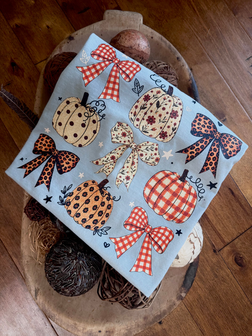 Cheetah plaid pumpkins