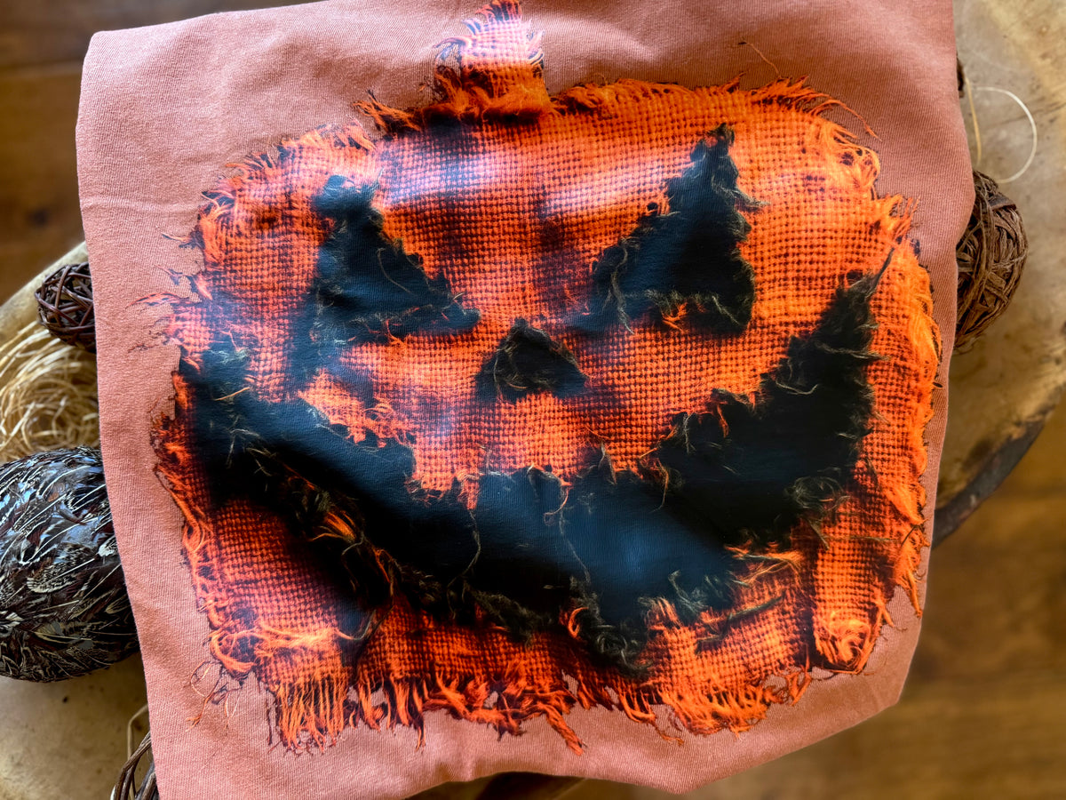 Faux Stitch Jack o lantern