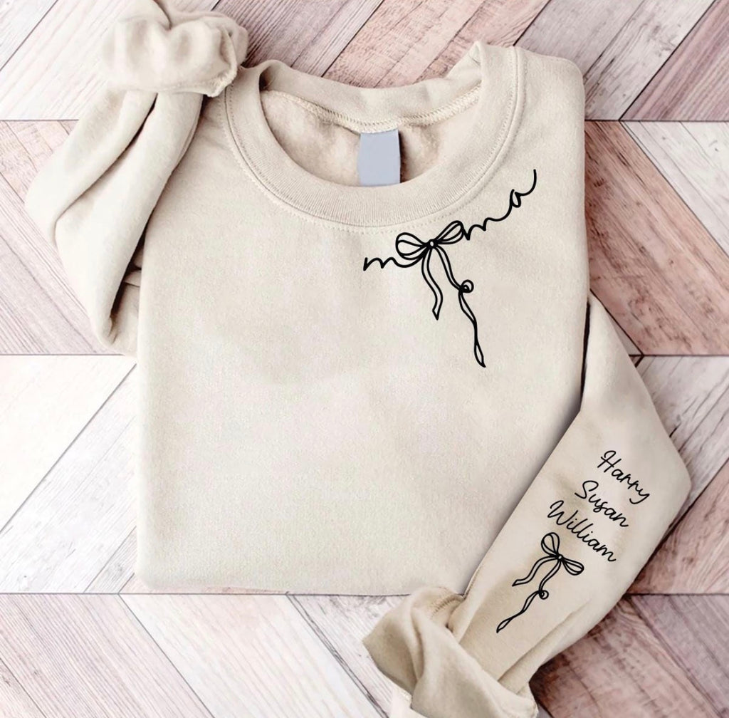 TRANSFER PRINT sweet custom name + kid names on GILDAN!