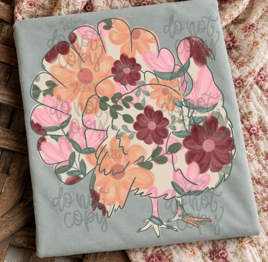 Floral turkey