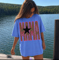 Trendy cheetah star mama