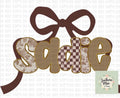 Custom Browns + Bow Name