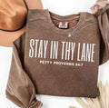 Stay in thy lane