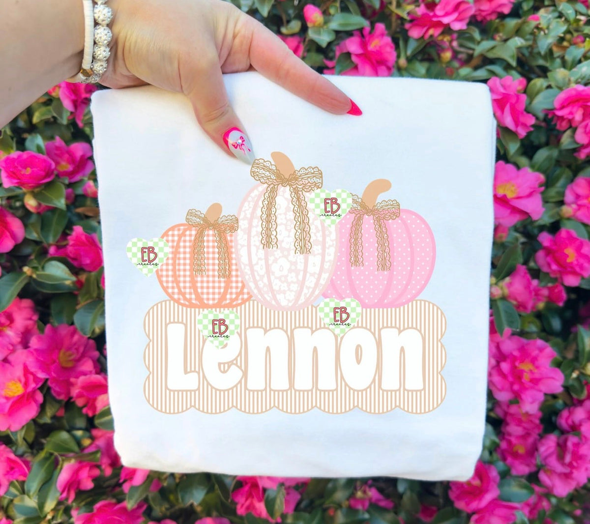 Lace pumpkin trio