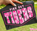 Pink out school mascot