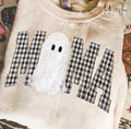 Faux seersucker ghost mama
