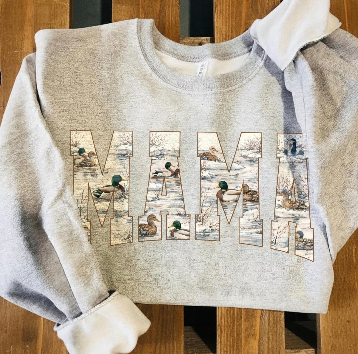 VINTAGE MALLARD MAMA VARSITY