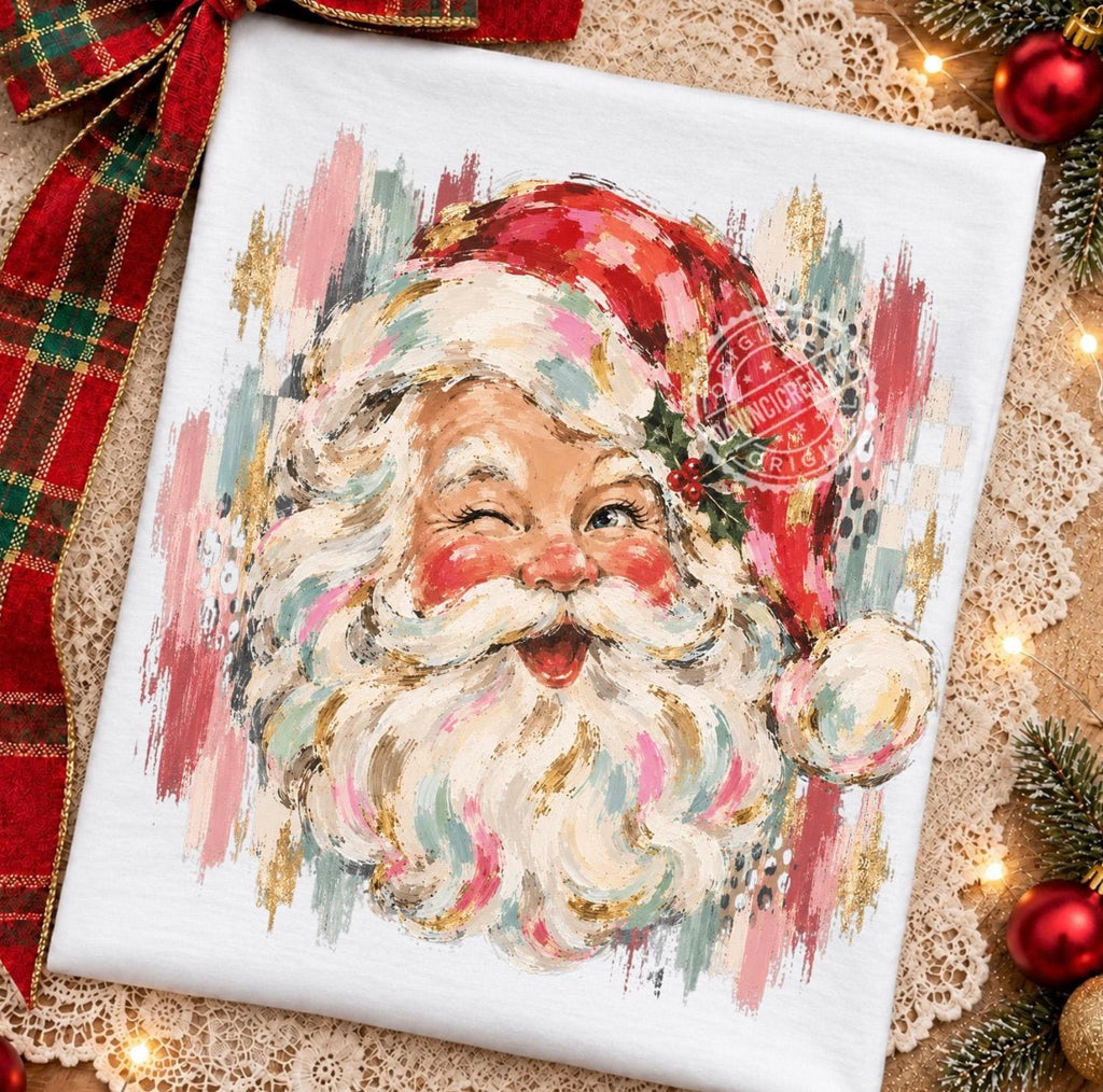 Retro Santa face