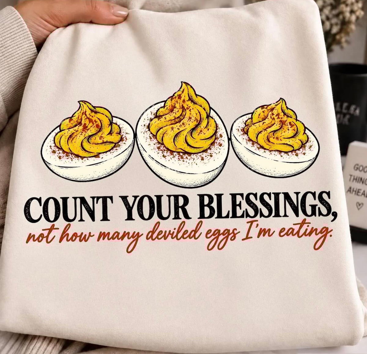 COUNT UR BLESSINGS - red