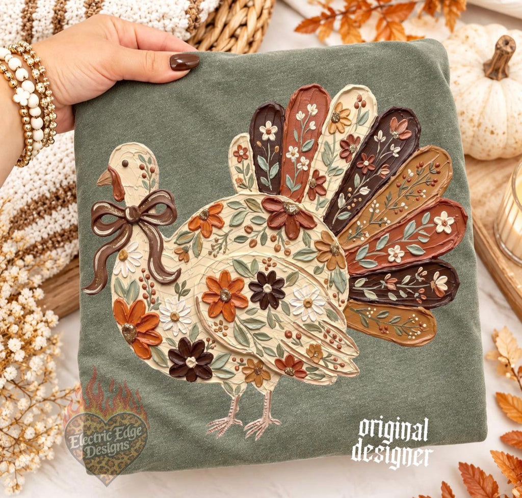 FLORAL TURKEY