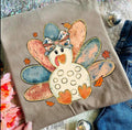 Denim blue turkey