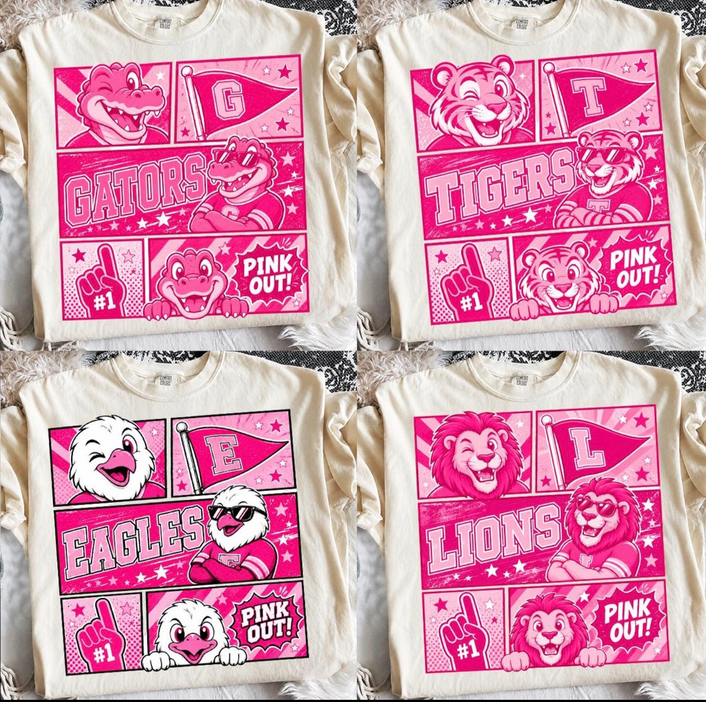 Pink mascot images