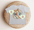 Retro Checker Pumpkin + Name