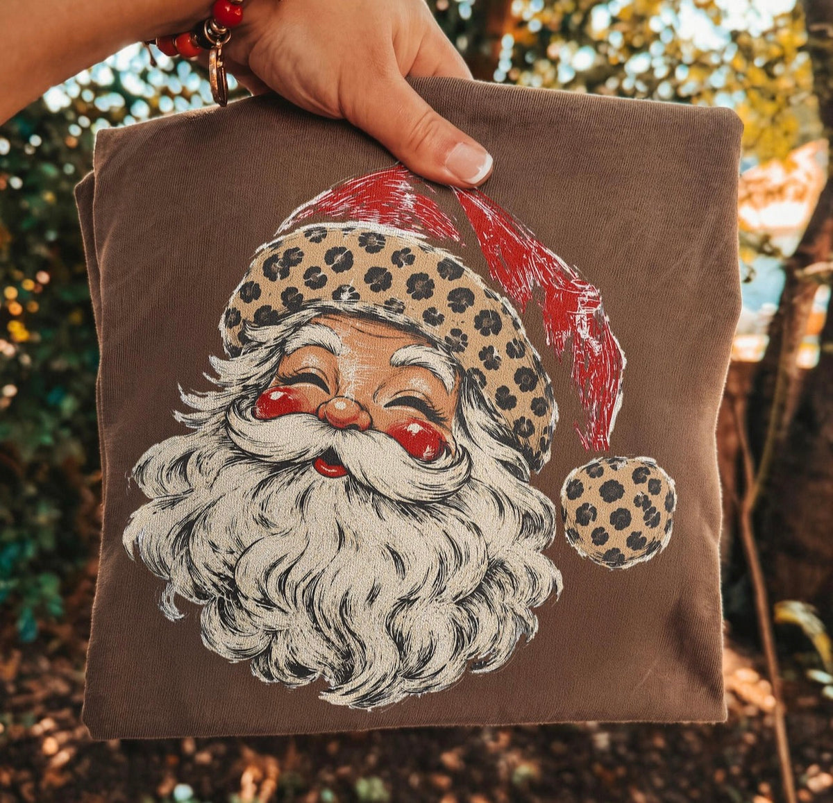 Cheetah Hat santa