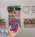 Blue Jean Initial - Bag Tag