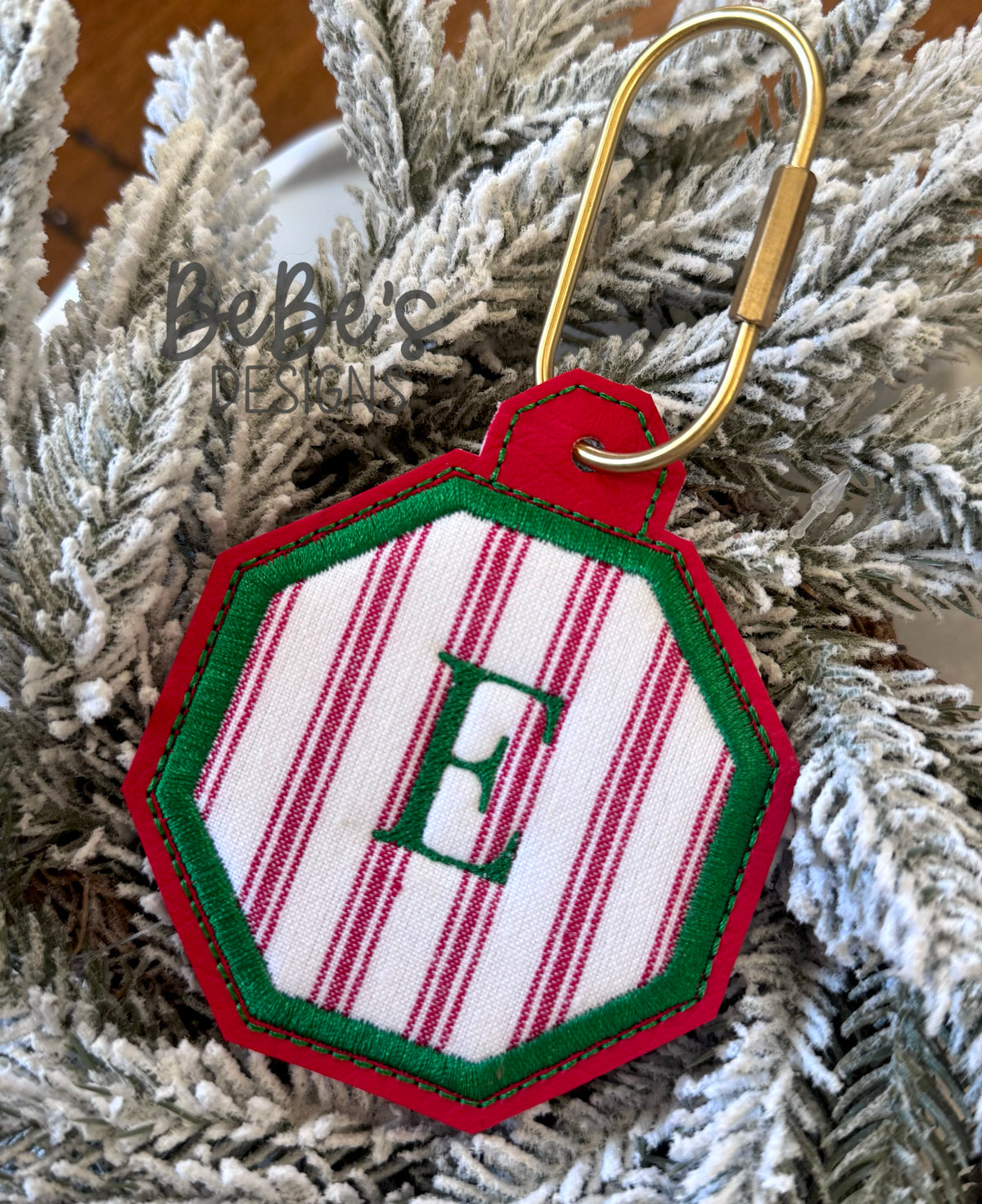 Embroidered ornament