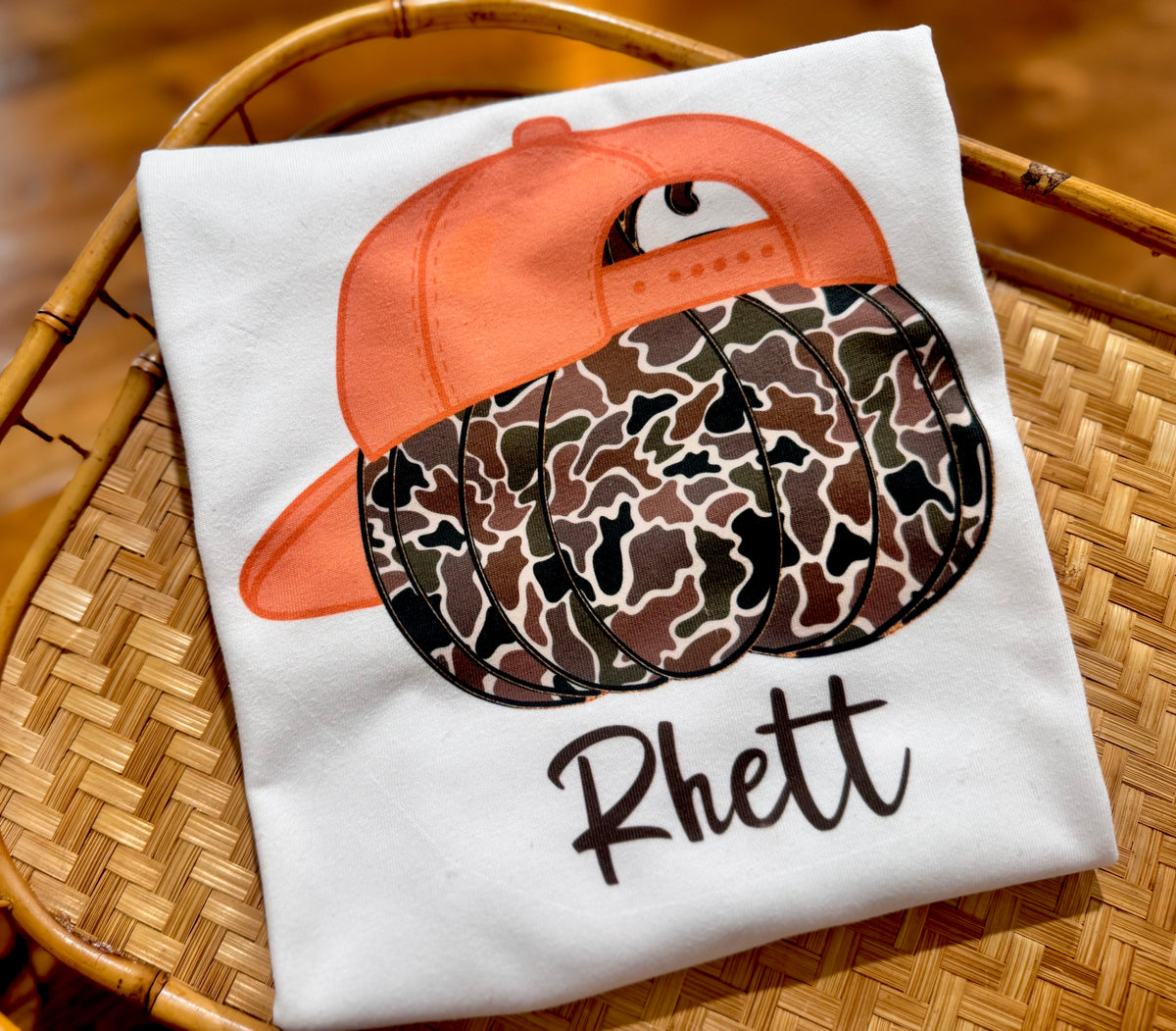 CAMO PUMPKIN - PERSONALIZE