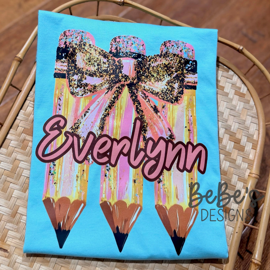 GLITTER PENCILS - PERSONALIZE