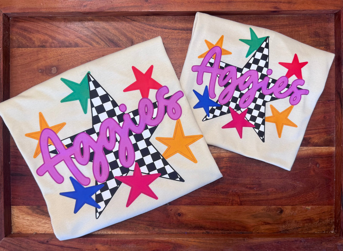 CHECKERED STAR - PERSONALIZE