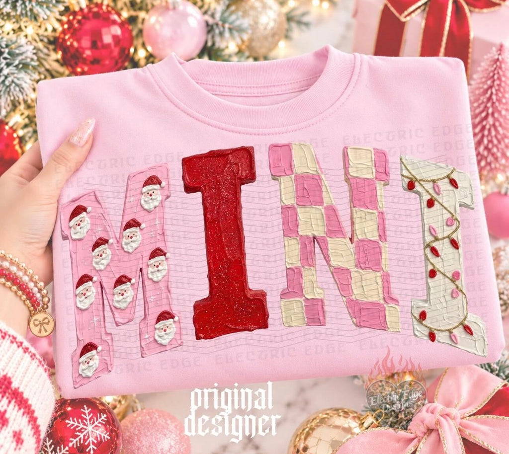 Pink Christmas mini