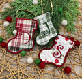 Stocking - embroidered ornament or bag tag