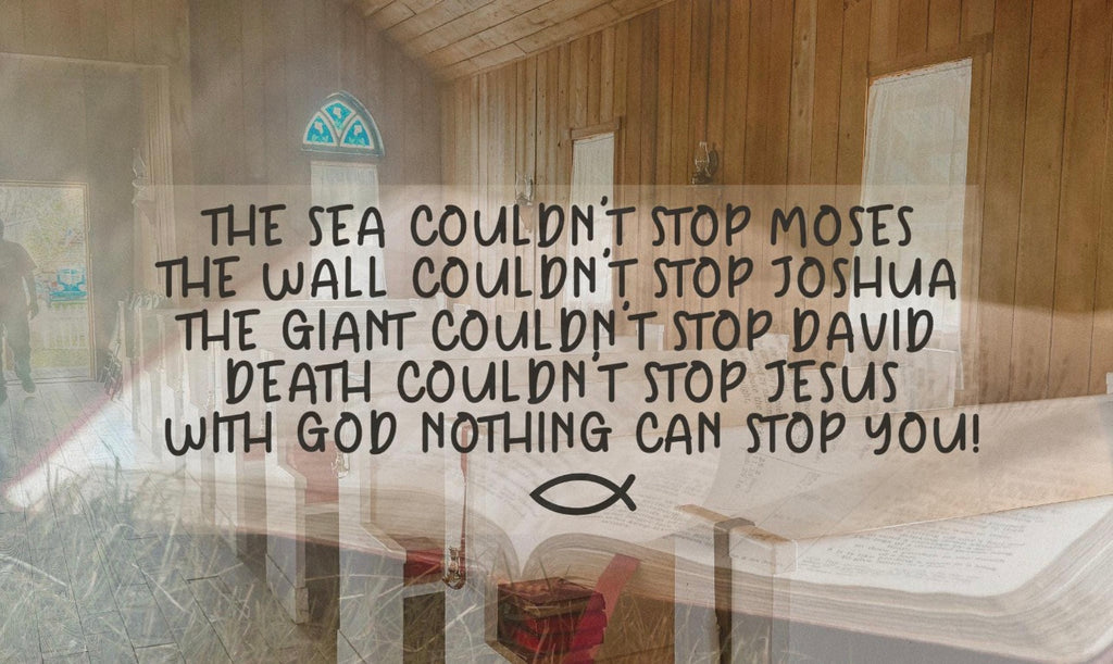 With God nothing can stop you