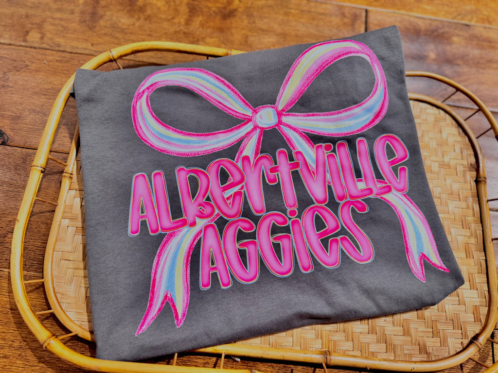 PINK BOW - PERSONALIZE