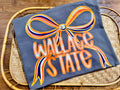 SCHOOL COLORS BOW - PERSONALIZE