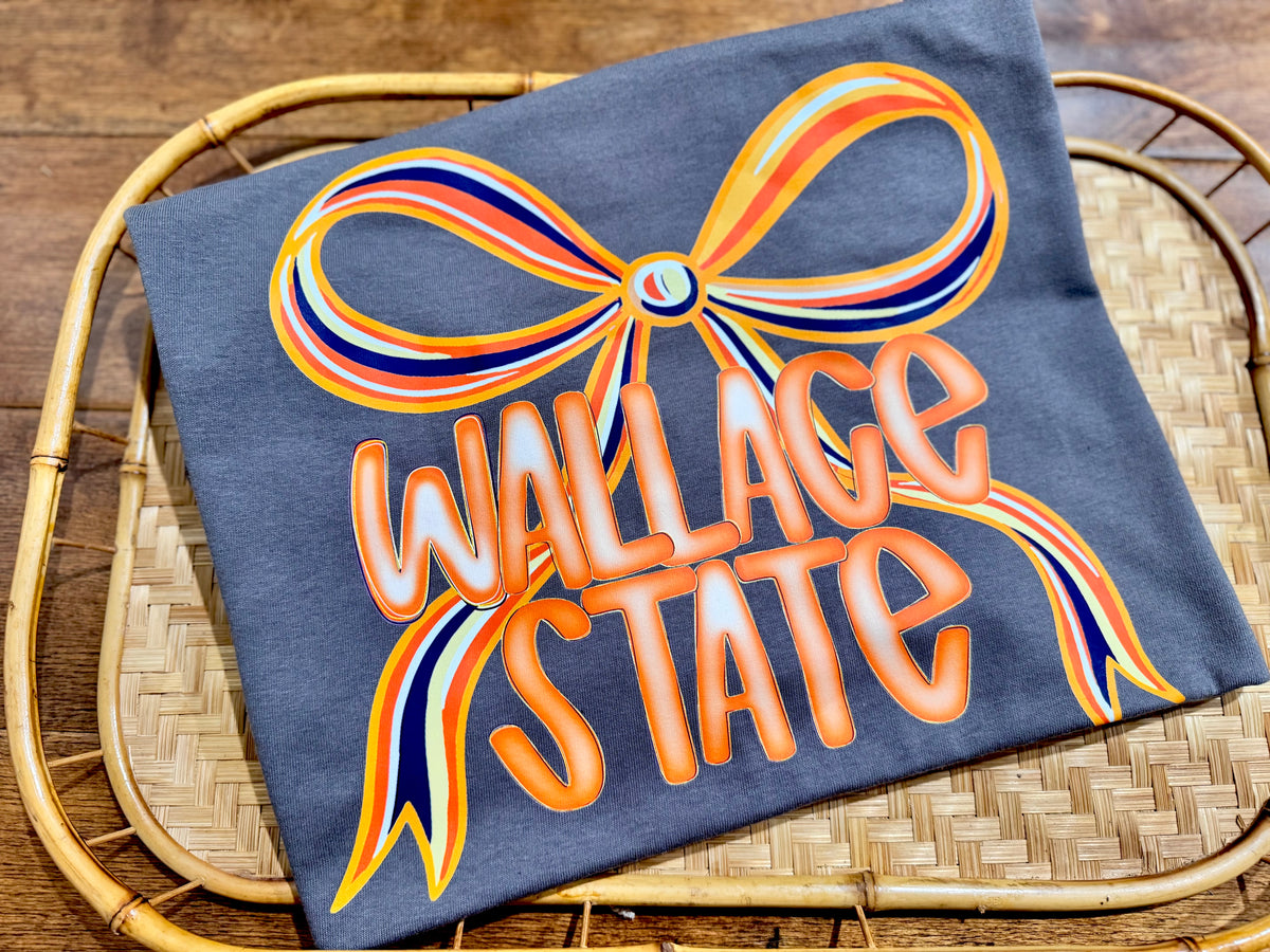 SCHOOL COLORS BOW - PERSONALIZE