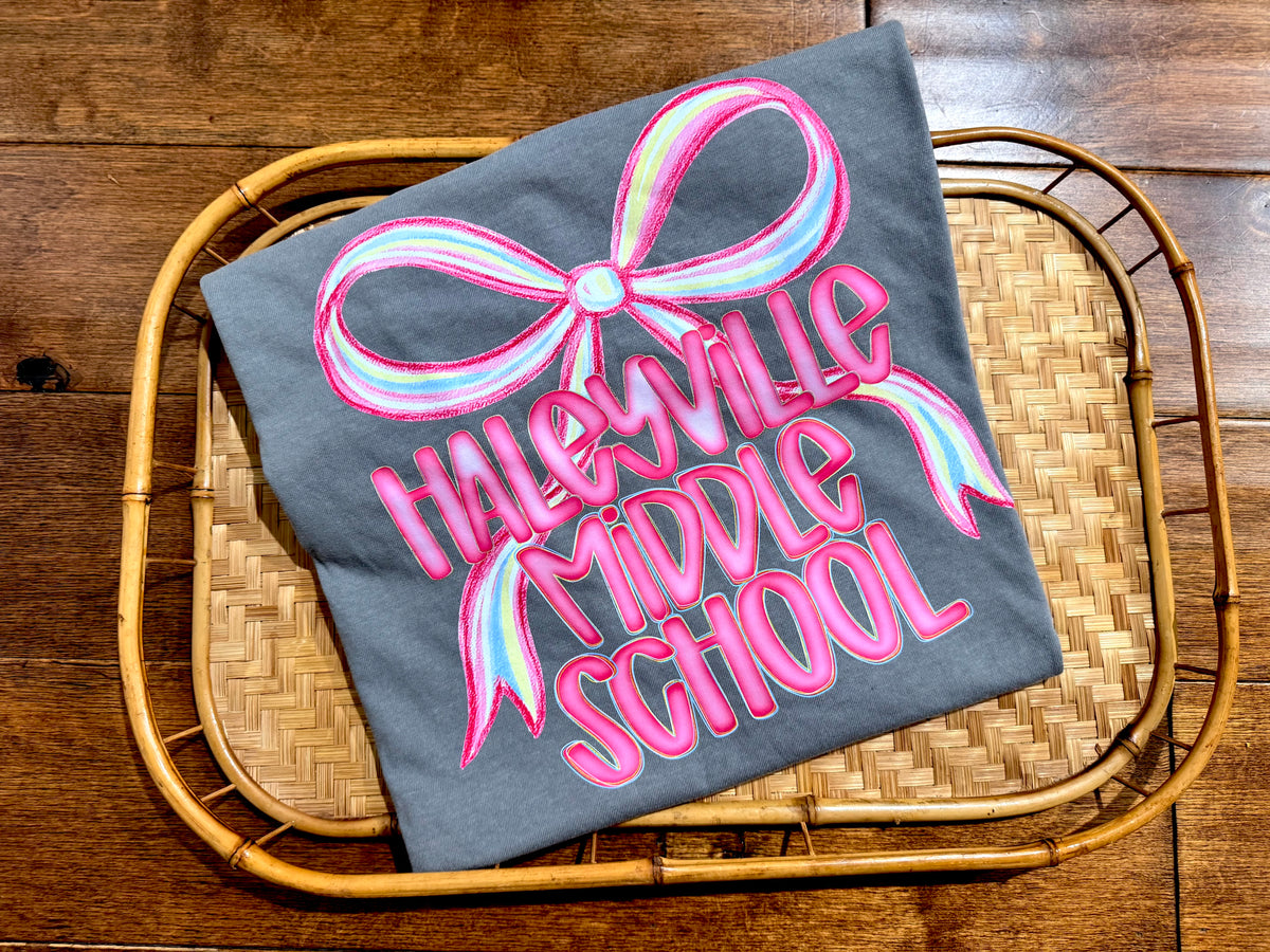 PINK BOW - PERSONALIZE