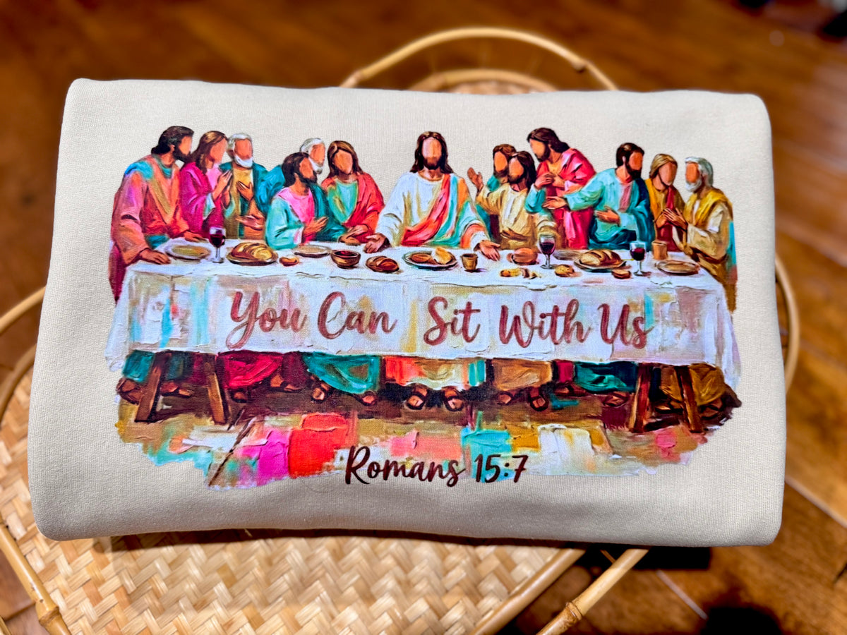YOU CAN SIT WITH US
