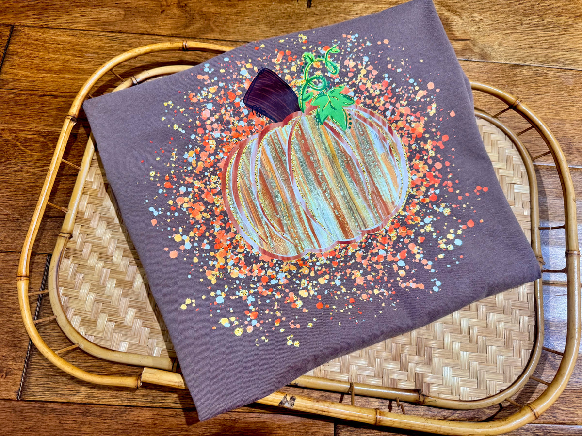 SPLATTER PAINT PUMPKIN